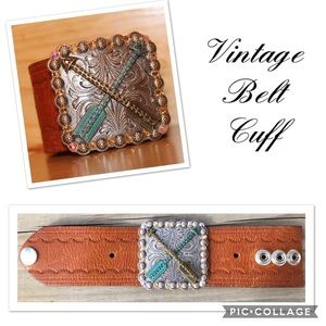 Vintage belt cuff